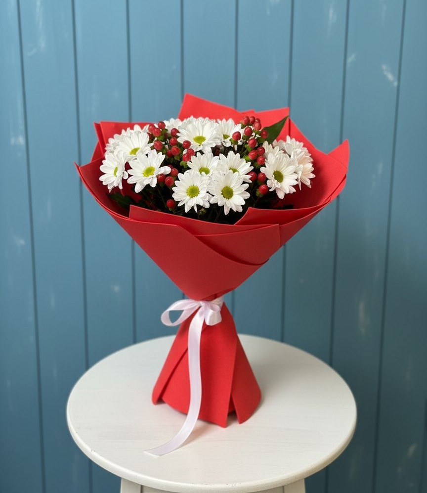 Букет цветов из: Хризантемы в Маджалисе