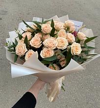 Букет Кремовые розы Латте в Маджалисе