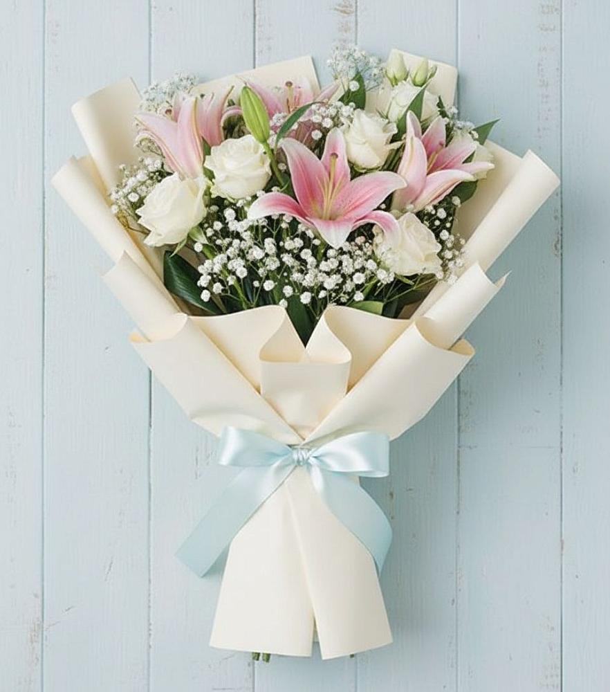 Букет цветов из: Лилии в Маджалисе