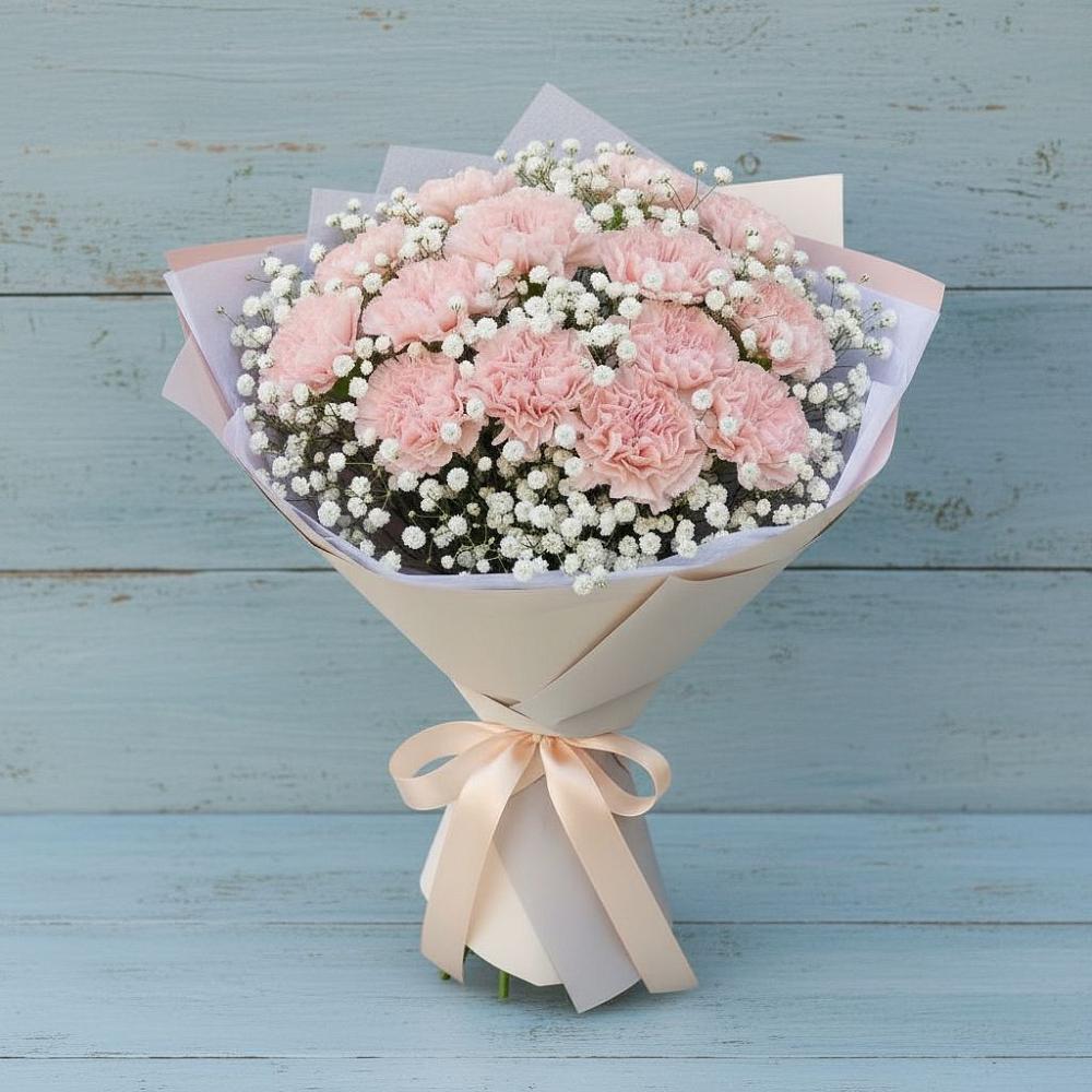 Букет цветов из: Гвоздики в Маджалисе