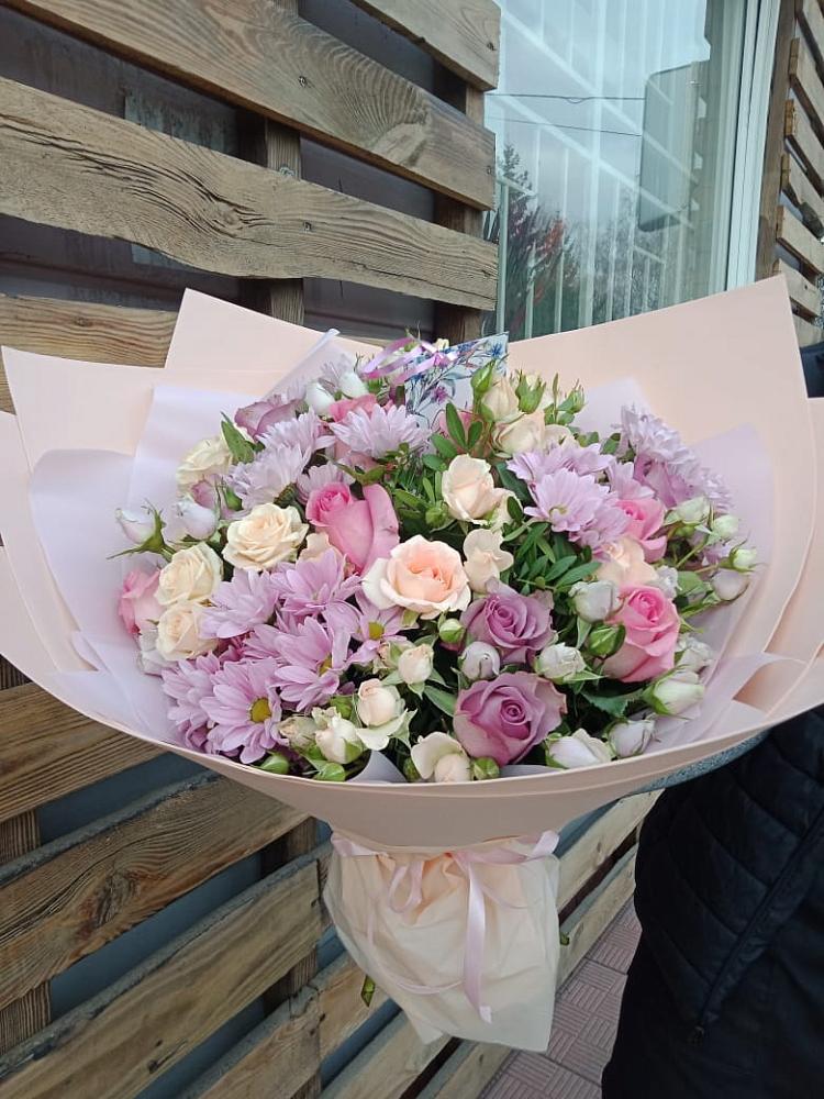 Букет цветов из: Розы и Хризантемы в Маджалисе