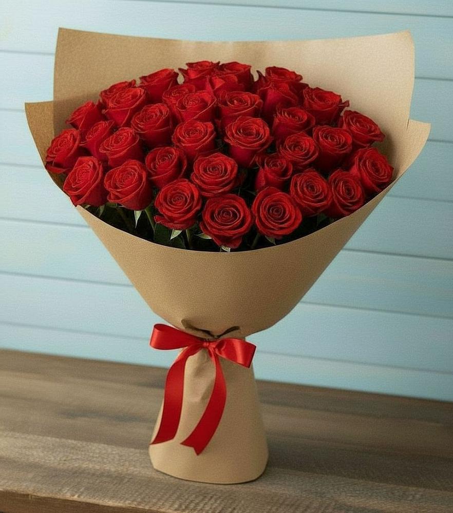 Букет Красные розы Милано в Маджалисе