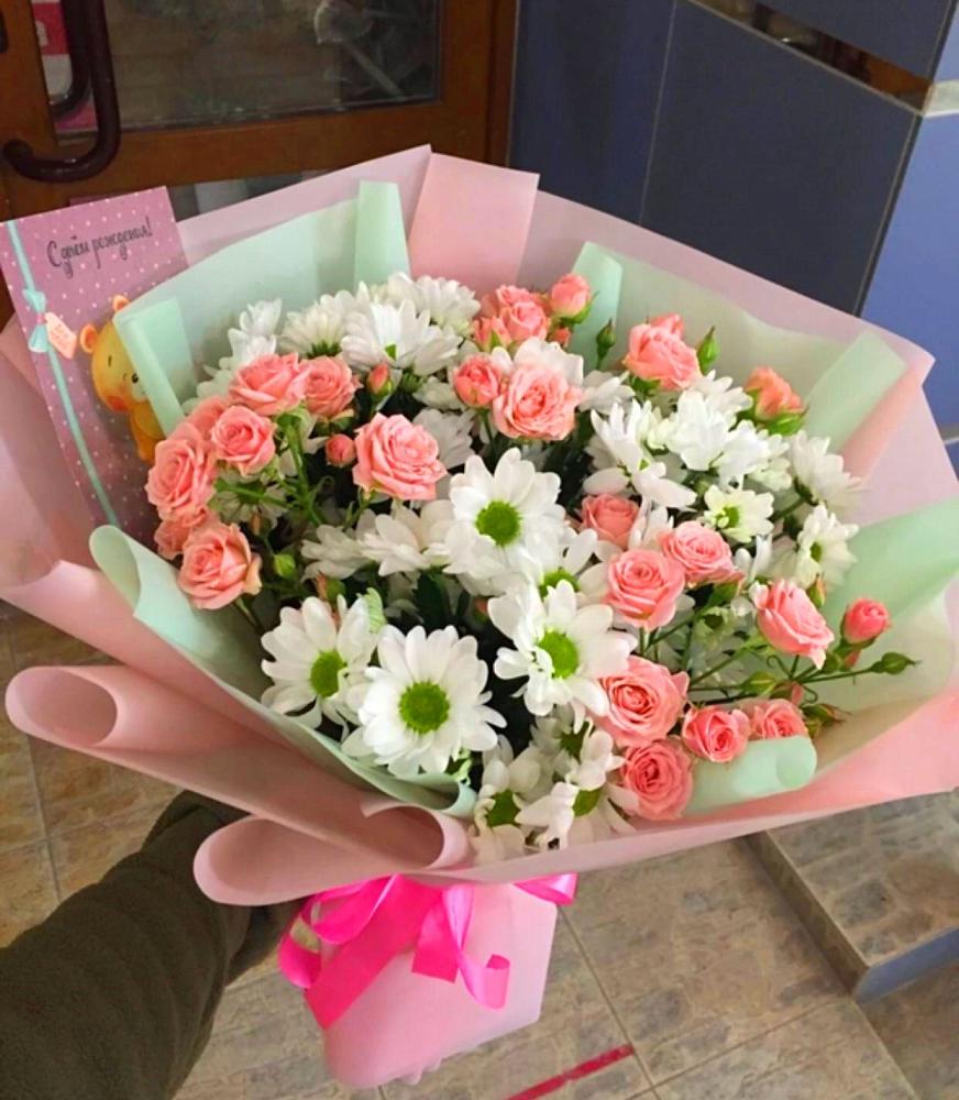 Букет цветов из: Розы и Хризантемы в Маджалисе