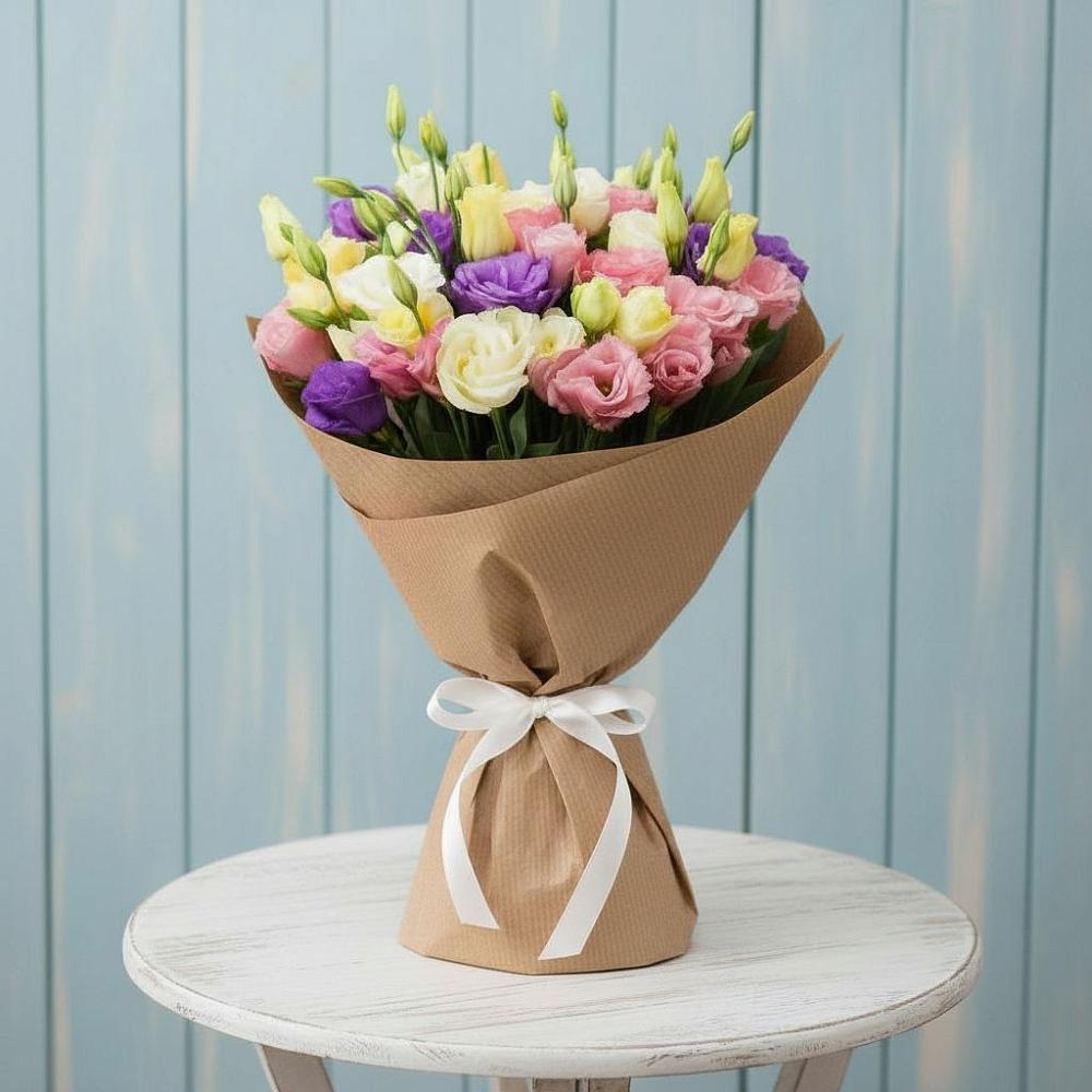 Букет цветов из: Лизиантусы в Маджалисе