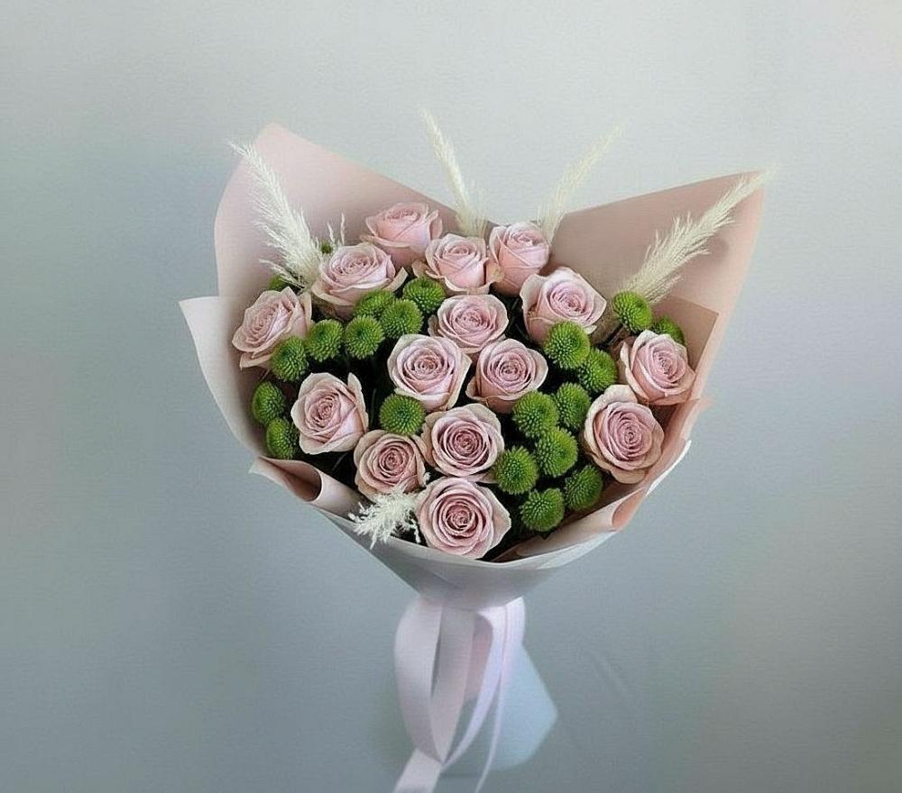 Букет цветов из: Розы и Хризантемы в Маджалисе