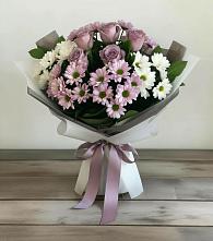 Букет цветов из:  Хризантемы и Розы в Маджалисе