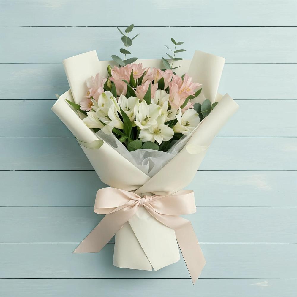 Букет цветов из: Альстромерии в Маджалисе