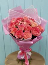 Букет 15 Розовых роз Равель #REPLACE_PRED# Маджалисе