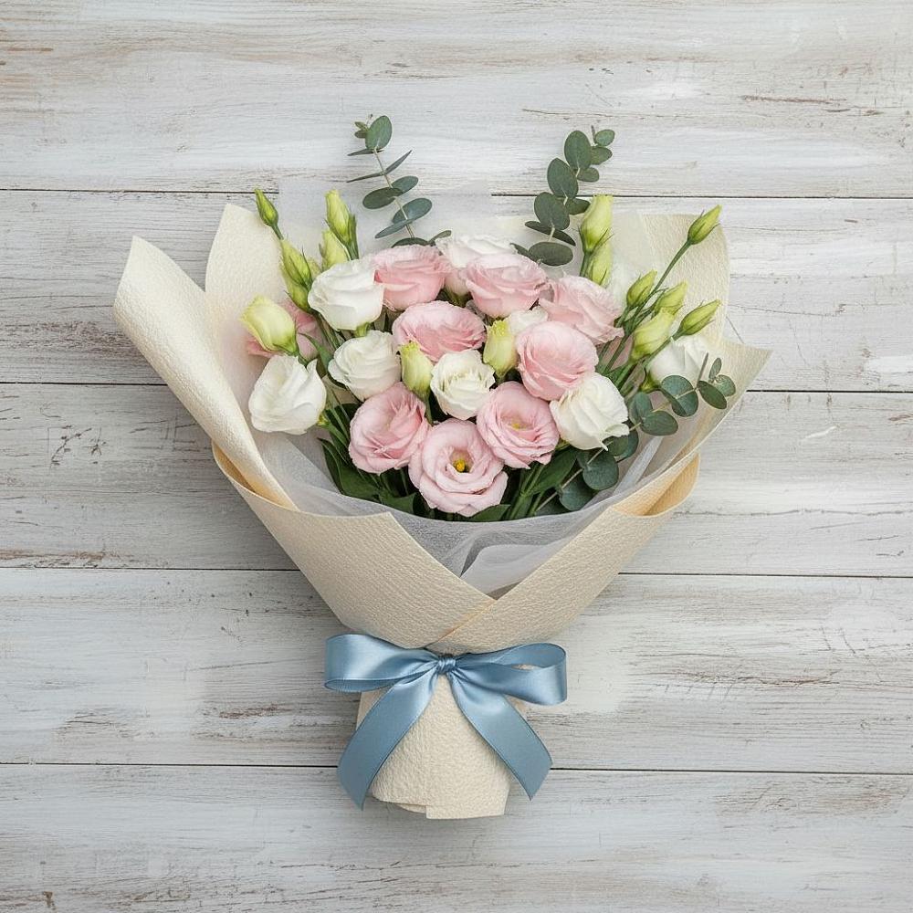 Букет цветов из: Лизиантусы в Маджалисе